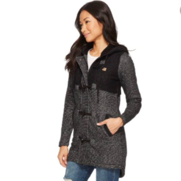 Rip Curl Penny Longline Fleece Hoodie Jacket Sz XS - Picture 2 of 10